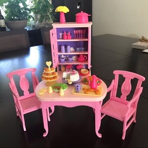 So Much To Do Barbie Dining Room Set